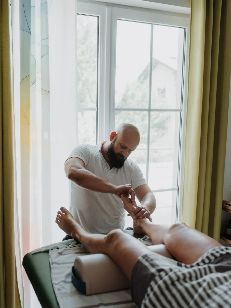 Fußreflexzonen-Massage